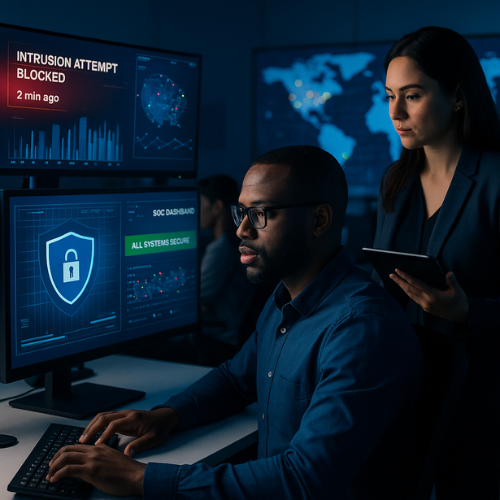 IT company USA cybersecurity services - enterprise threat monitoring and protection for US businesses