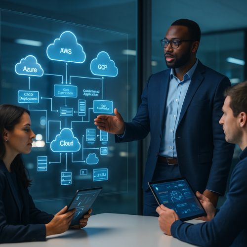 Teknewlogy IT company cloud computing infrastructure for AWS and Azure architecture