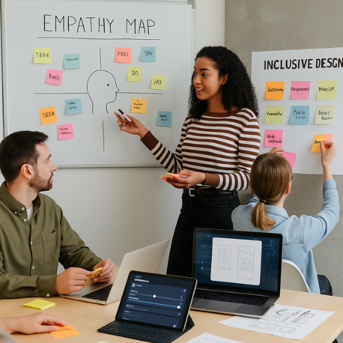 Human Centered Design Workshop at USA IT Company Teknewlogy - UX research and design services